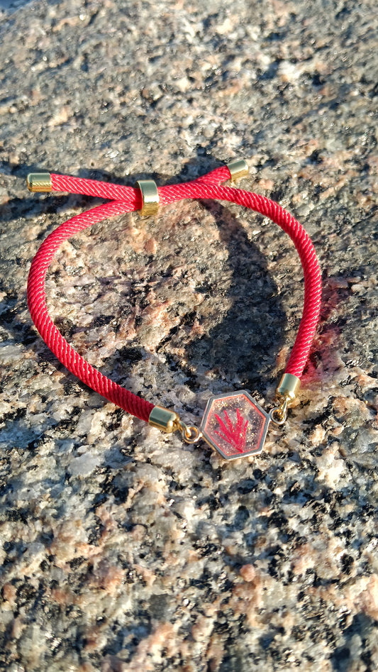 Pulsera Coral Rojo